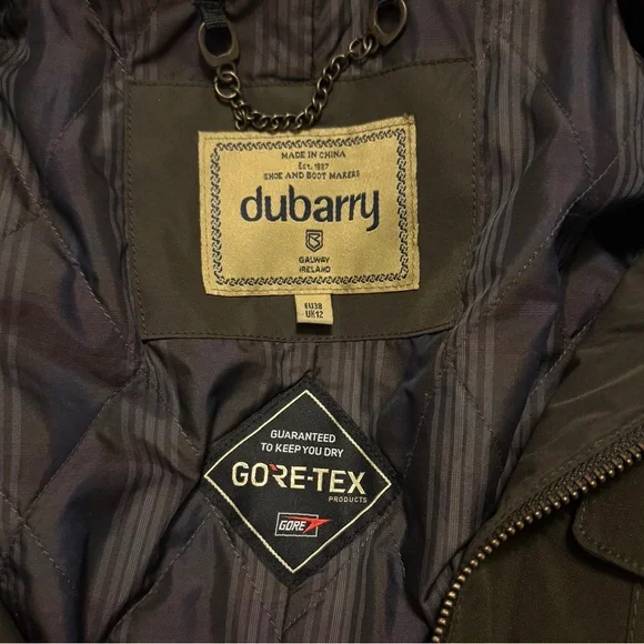Dubarry of Ireland Dark Green Friel Utility Jacket - Picture 6 of 7